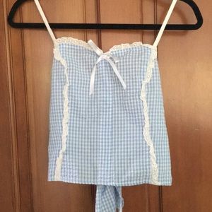 A pinko gingham top